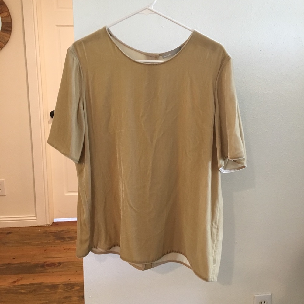 NWT Vince Velvet Top